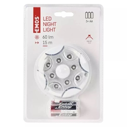 LED noční světlo P3310K s pohybovým čidlem na 3× A