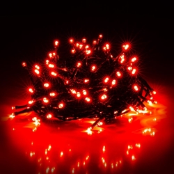Vánoční řetěz LED 150 15+5 m červené  Retlux
