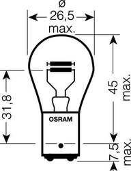 Autožárovka P21/4W 12V 7225-02B