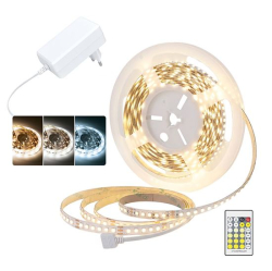 Solight LED světelný pás, RGB, 5m, sada s 12V adap