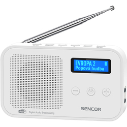 Rádio digitáílní SRD 7200 W DAB+/FM SENCOR BÍLÉ