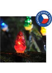 Vánoční souprava šiška barevná Exihand 12 x 20V /