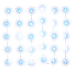 Vánoční řetěz LED 30 nano CW AA