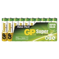Baterie  GP LR03 / AAA ALKALICKÁ 10 pack