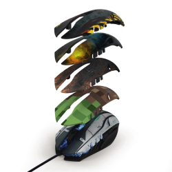 uRage gamingová myš Morph, 5 výměnných krytů