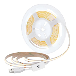 Solight LED COB pásek 5m 7W/m 500lm/m 3000K USB