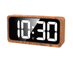 Digitální budík JVD SB3210.2 imitace tmavé dřevo