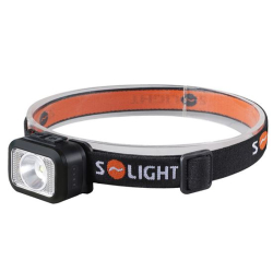 Solight LED čelová nabíjecí svítilna, 170lm, teplé