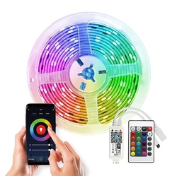 Solight Wifi Smart LED světelný pás, RGB, 5m, sada