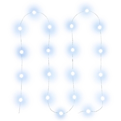 Vánoční řetěz LED 20 nano vločky CW TM 