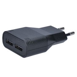 Adaptér 220V - 2 x USB 3100mA