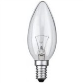 E14 25W svíčka čirá