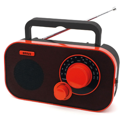 Rádio B-5184 Bravo červené