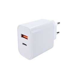 Adaptér 220V  Solight USB A+C 20W fast charger